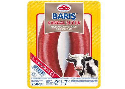 Egetürk Baris Knoblauchwurst - Izgaralik Kangal Sucuk 250g