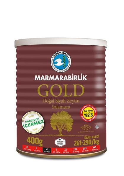 Marmarabirlik Gold Az Tuzlu Salamura (Wenig Salz) M 400g