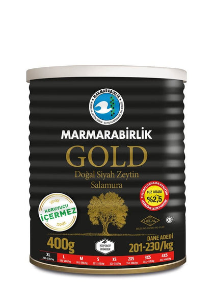 Marmarabirlik Gold Az Tuzlu Salamura (Wenig Salz) XL 400g